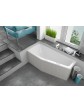 Acrylic corner asymmetrical bathtub ExclusiveLine KEO 160x70 cm - 1