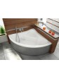 Acrylic corner symmetric bathtub ExclusiveLine IVEA 145x145 cm - 1