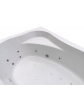 Corner whirlpool hydromassage bathtub IMPALA 140x90 cm left right hand - 3