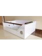 Rectangular whirlpool bathtub with water and air hydromassage 180x120 cm SGM-KL9210 Castylia series for 2 people