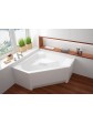 Acrylic pentagonal corner bathtub ExclusiveLine BARBOSA 140x140 cm - 1