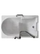Walk-in Bathtub with door for disabled - 115x70 cm MEDICA H5621-115-R